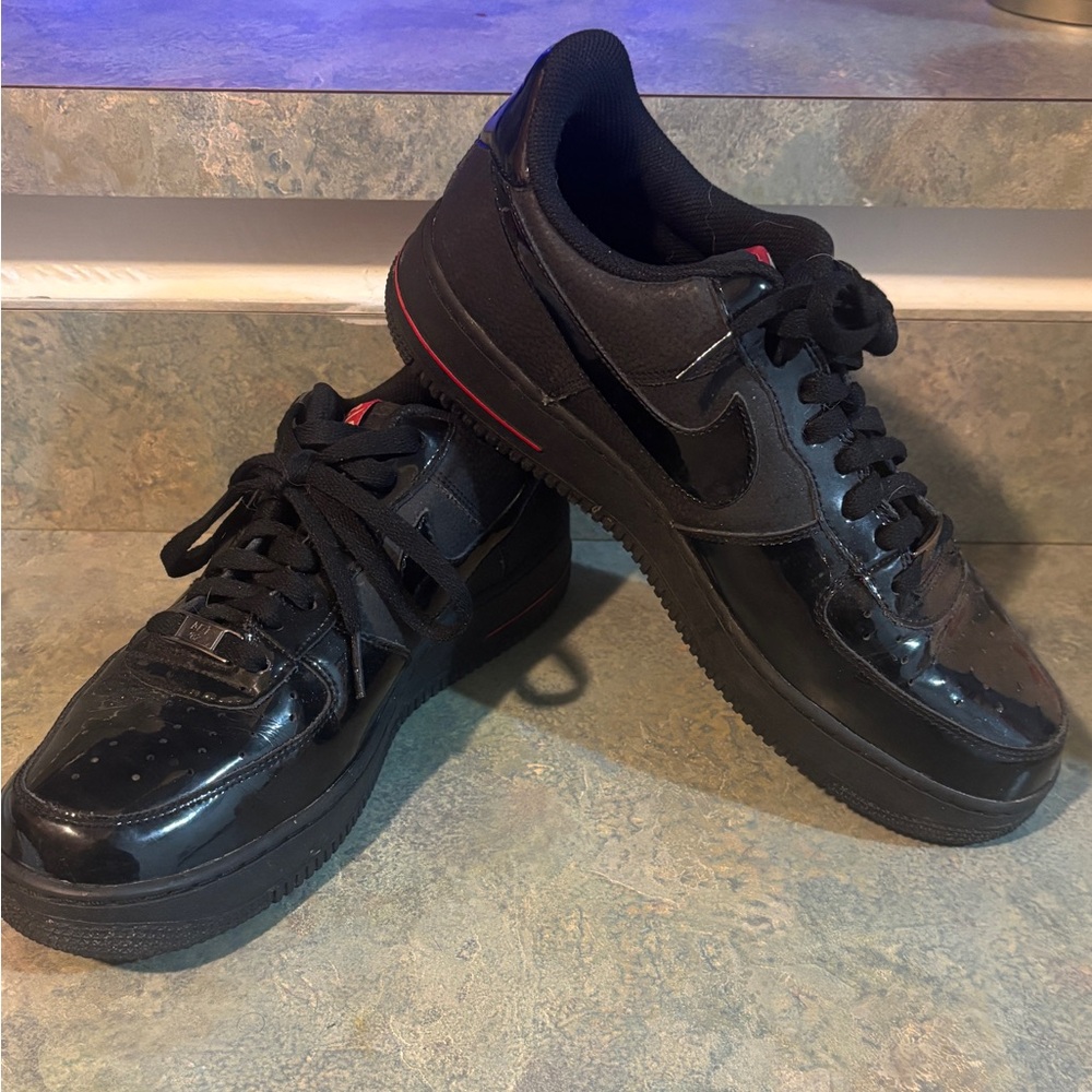 Nike Air Force 1 Low (Black Patent Leather)